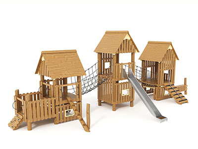 Игровой комплекс Лесной теремец 4