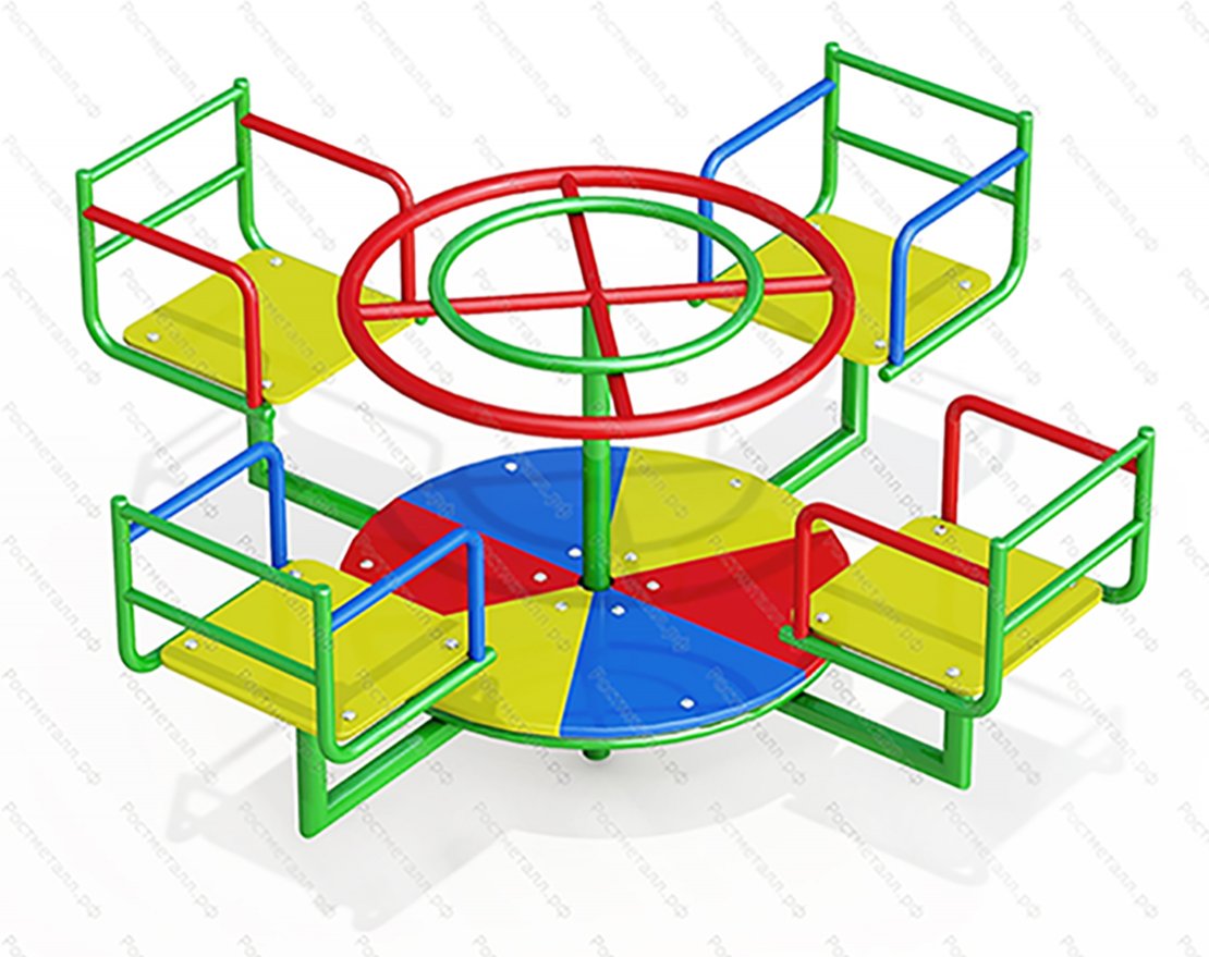 Детская карусель Кватро (четырехместная) 2800