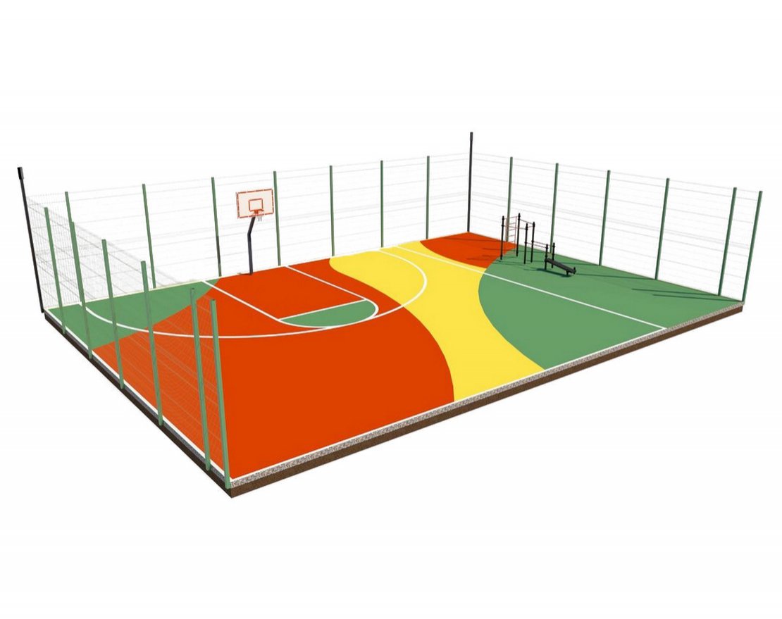 Стритбольная площадка TORUDA 3 (19,5х14)